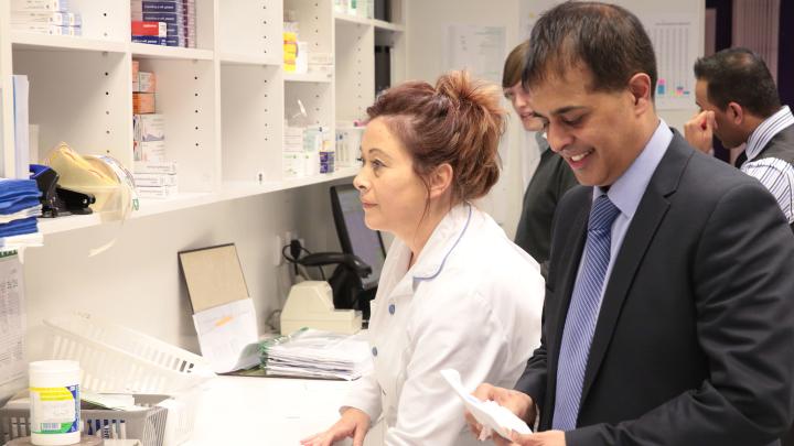 pharmacy inspection underway